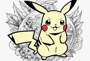 pikachu gameboy tattoo idea