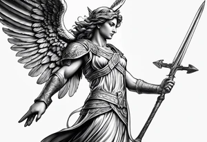 archangel Raphael tattoo idea