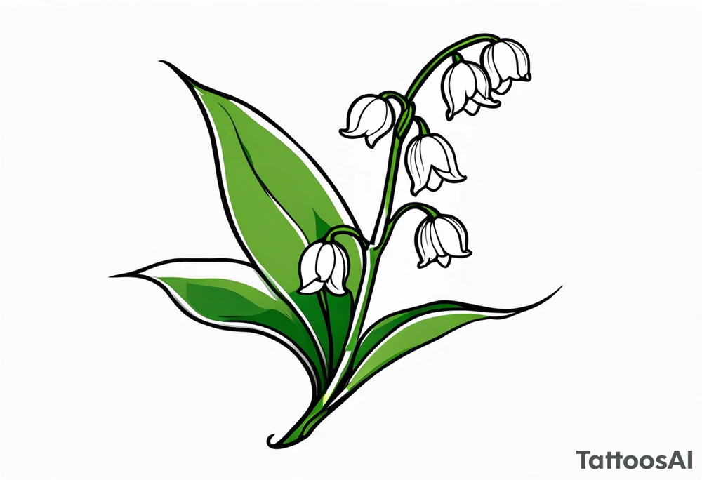 Lily of the valley tattoo idea