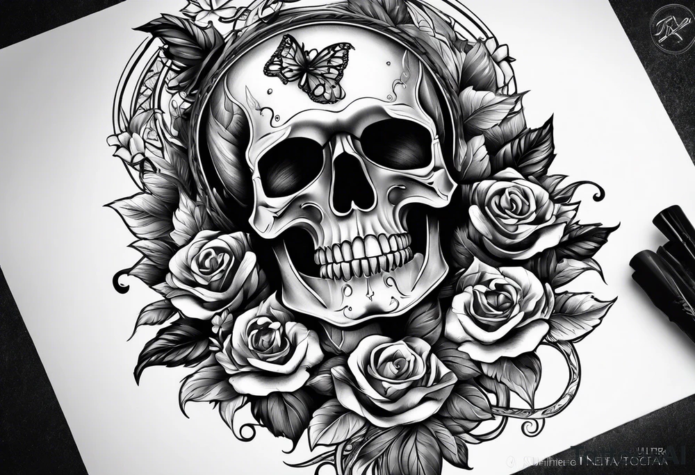 death tattoo idea