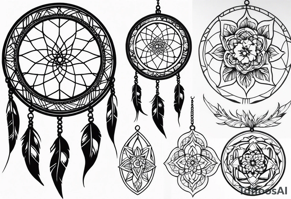 Dreamcatcher tattoo idea