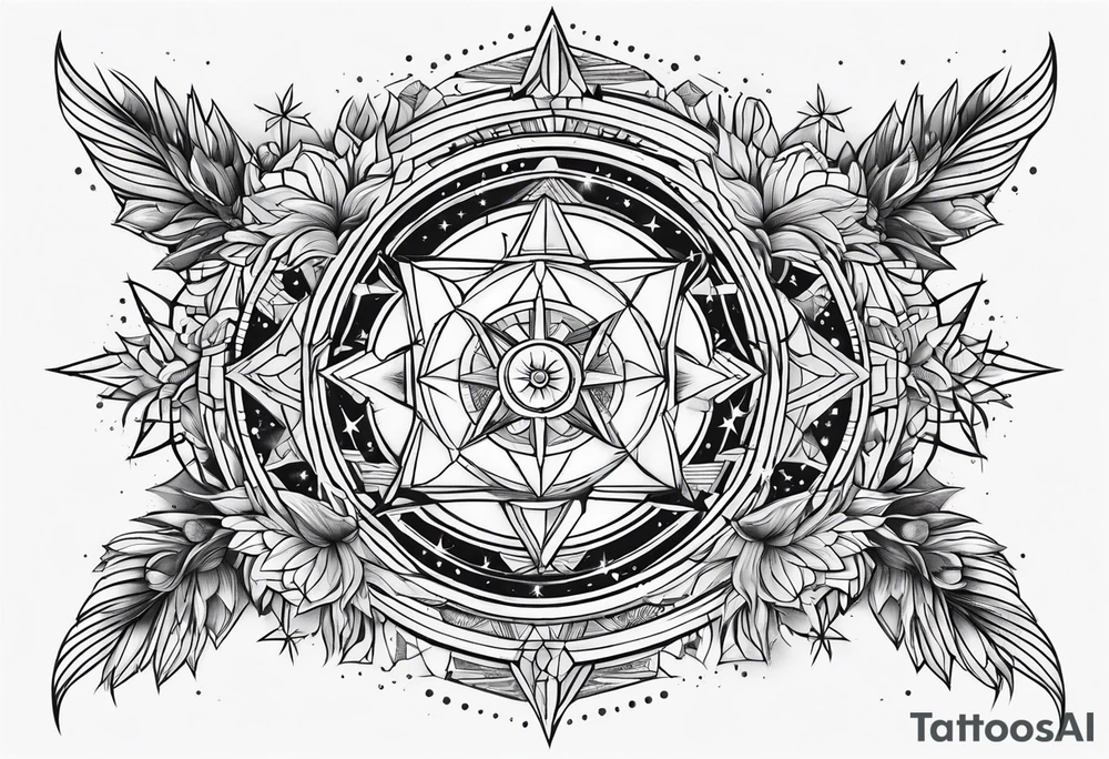 Celestial tattoo idea