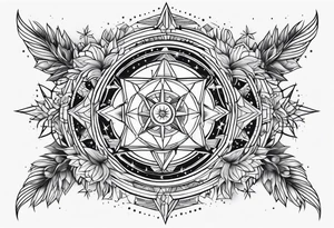 Celestial tattoo idea