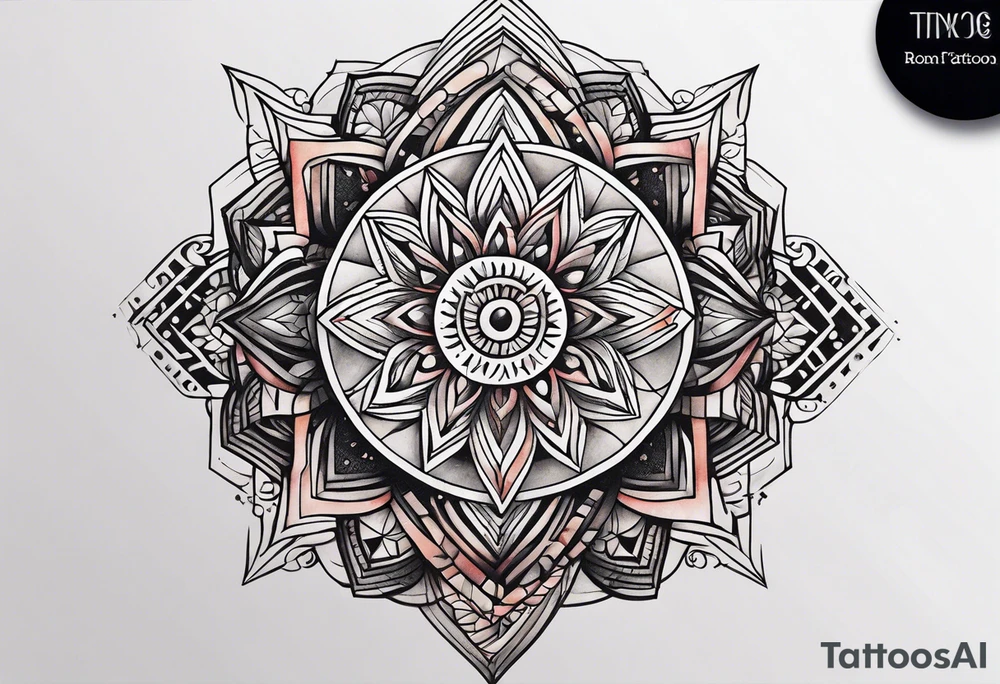 cuff tattoo, dense ink tattoo idea