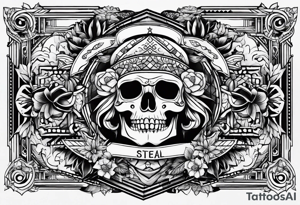 tattoo ideas with the word (STEAL) tattoo idea