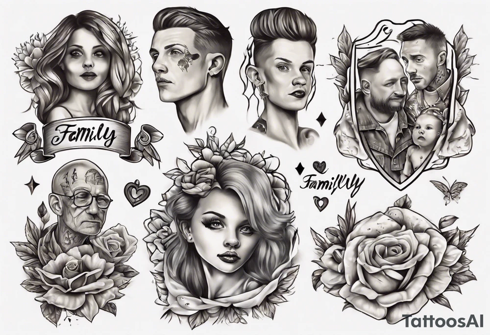 family is the most important thing in the world tattoo idea