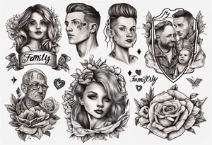 family is the most important thing in the world tattoo idea