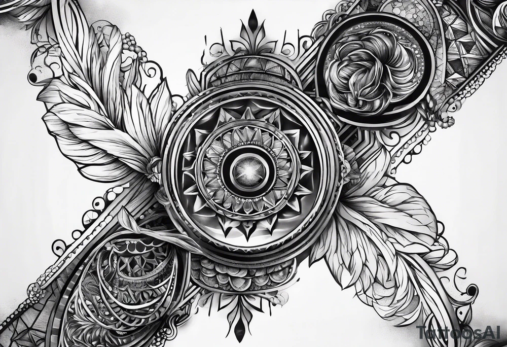 DNA forearm tattoo idea