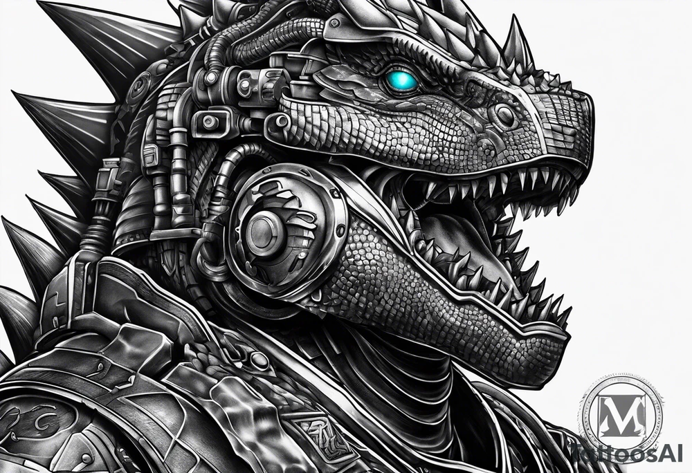 Mechagodzilla tattoo idea