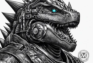 Mechagodzilla tattoo idea