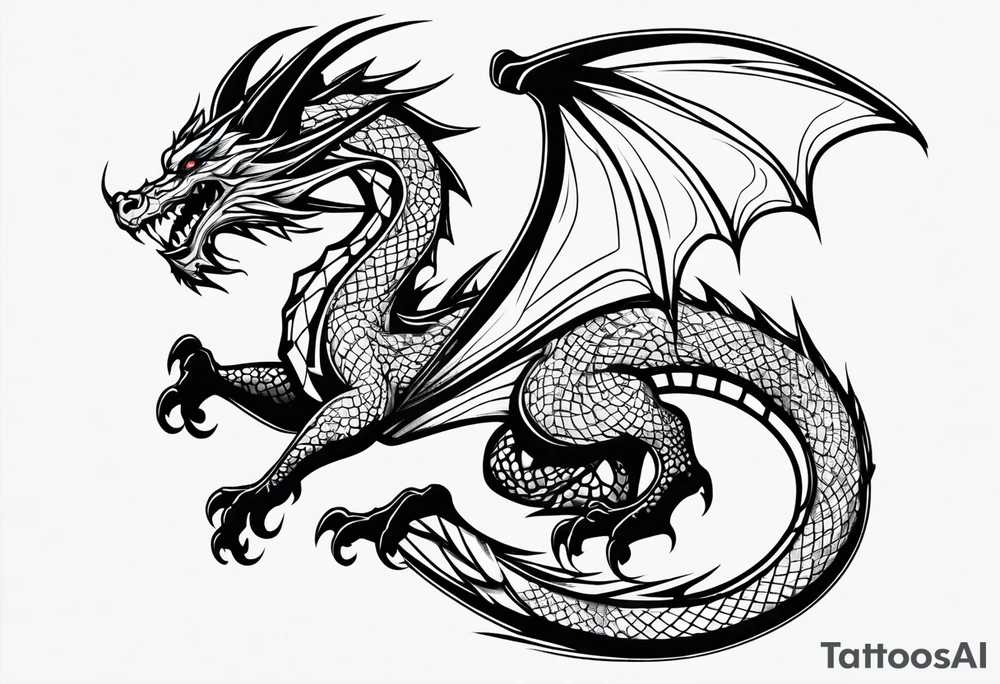 Dragon tattoo idea