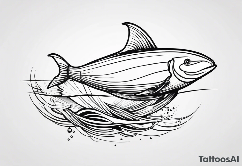 water wrap tattoo idea