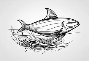 water wrap tattoo idea