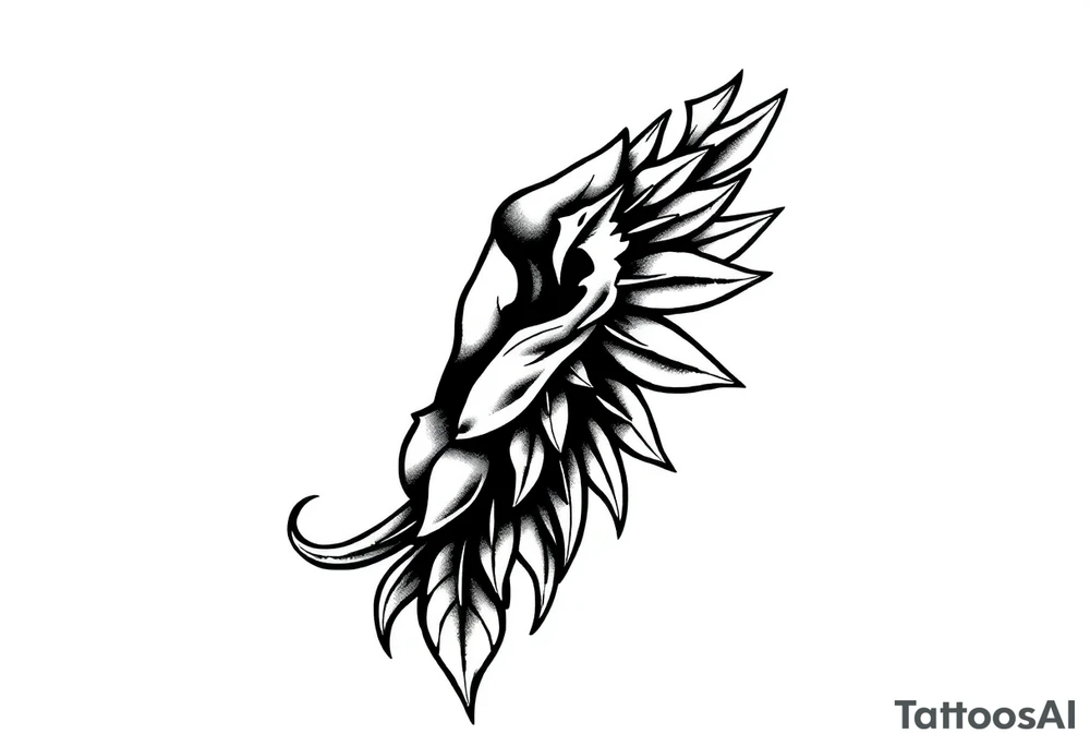 God related or ghetto chicano idea behind the ear vertical tattoo idea