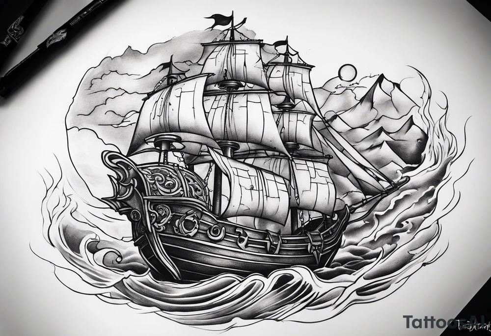 Tattoo that is for chest in is treasure map tattoo idea