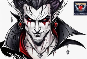Vampire tattoo design tattoo idea