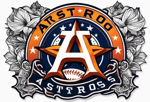 Houston Astros Logo tattoo idea