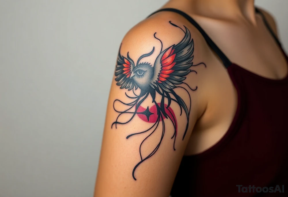 A tatuagem deve expressar força, liberdade e conexão com a multiplicidade da vida, incorporando elementos abstratos e fluidos, com linhas que sugiram movimento e transformação contínua. Evite clichês e busque um design original e significativo. tattoo idea
