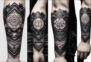 Create minimalistic tatoo symbolising freedom to live anywhere in the world. It should be peaceful and respectful. tattoo idea