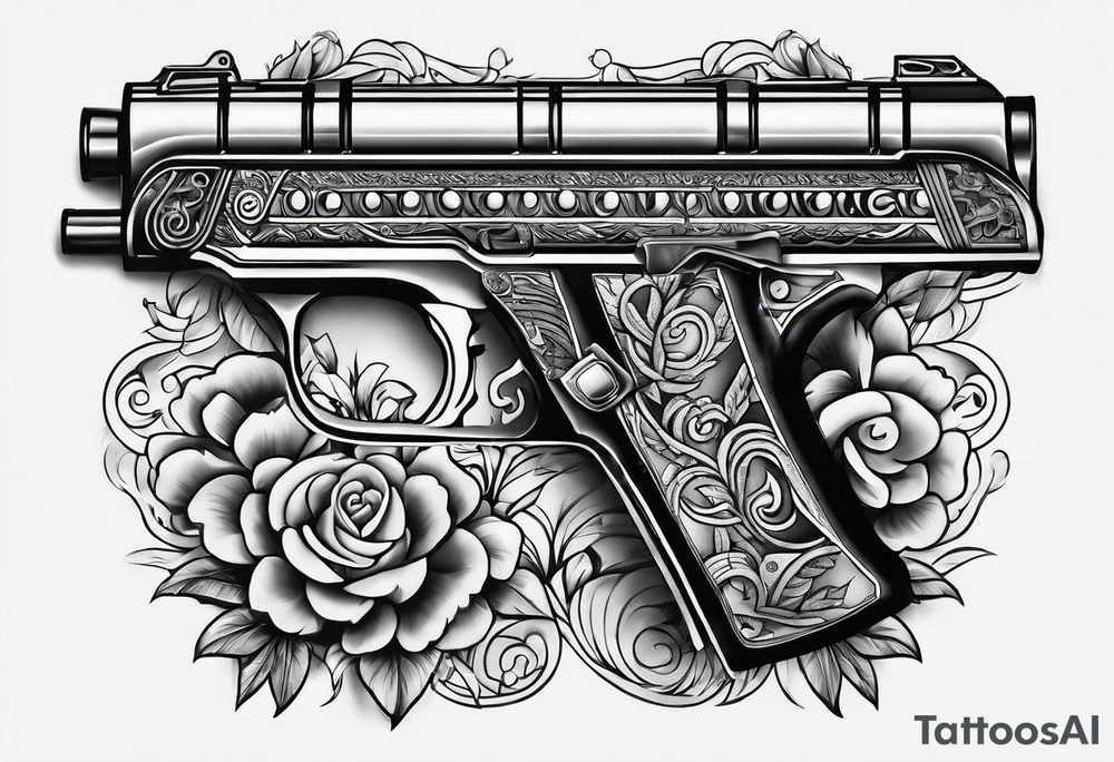 Moneygun tattoo idea
