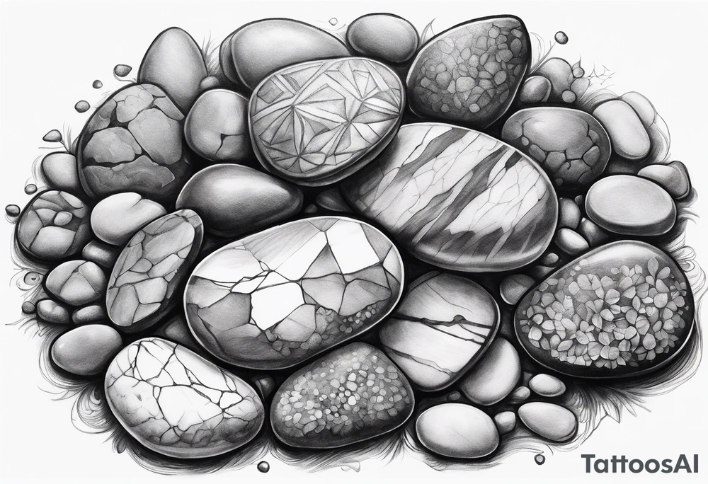 Wishing rocks tattoo idea