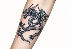 amaterasu dragon samurai tattoo idea