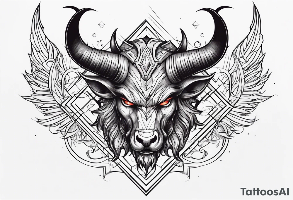 Devil shooting up tattoo idea