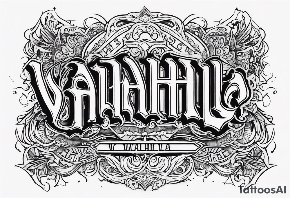 Valhalla mist tattoo idea