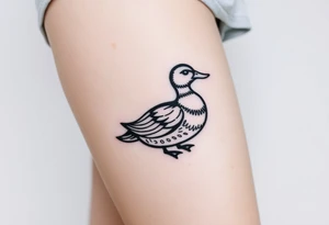 Duck tattoo idea