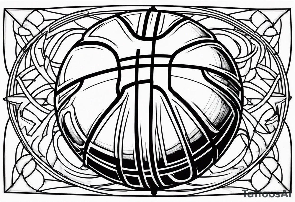Basketball tattoo idea