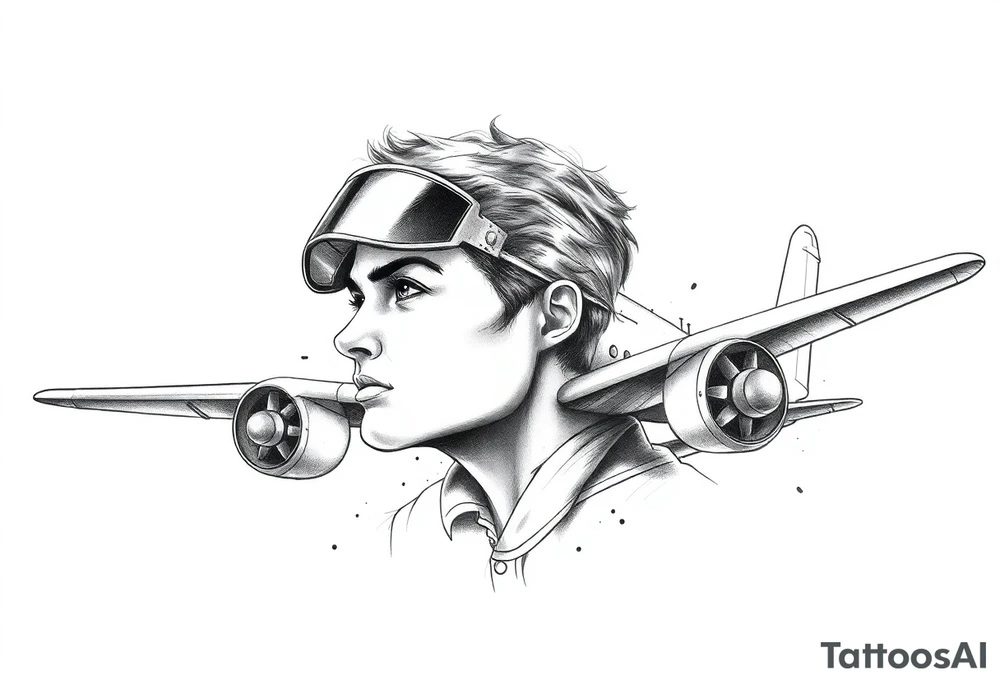 aviation tattoo idea
