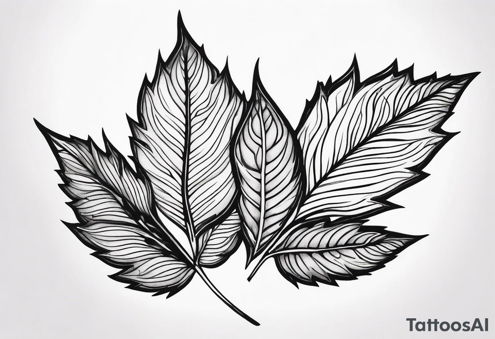 Elm Leaf tattoo idea