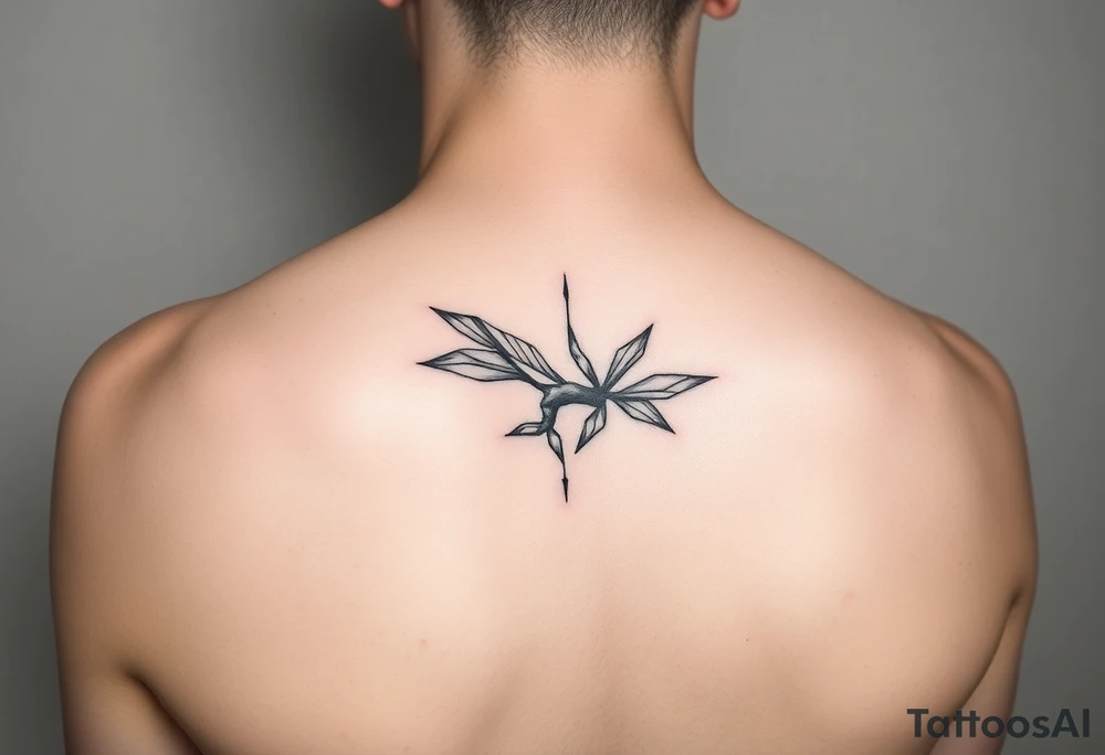 Simple abstract feminine tattoo tattoo idea