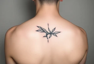 Simple abstract feminine tattoo tattoo idea