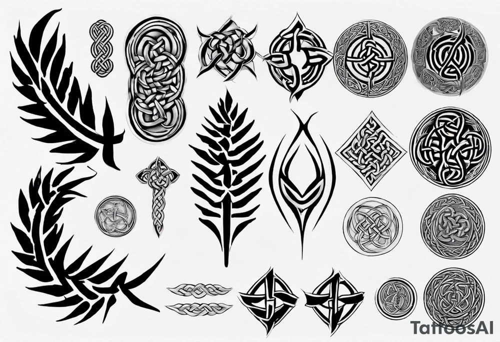 Silver Fern, Celtic knots tattoo idea