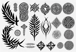 Silver Fern, Celtic knots tattoo idea