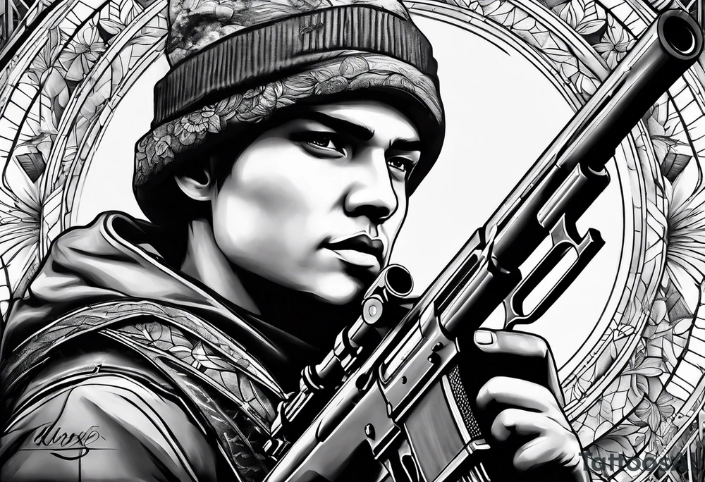 Sniper tattoo idea