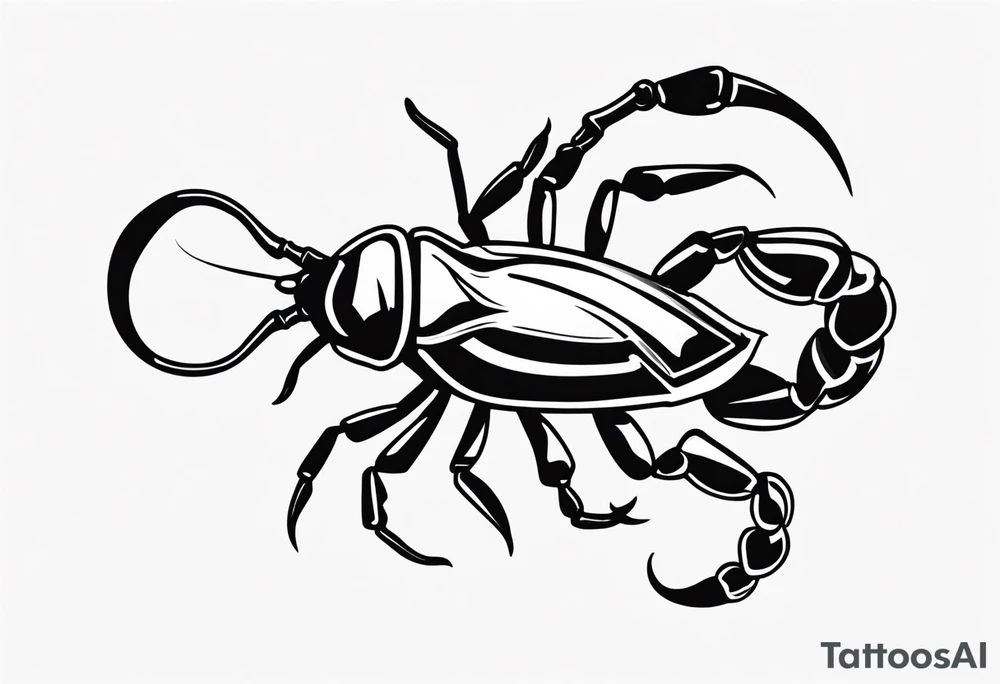 small Julia scorpion tattoo idea
