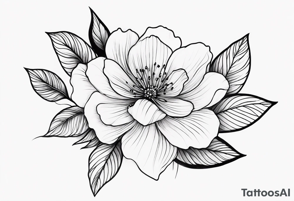 Floral sleeve tattoo idea