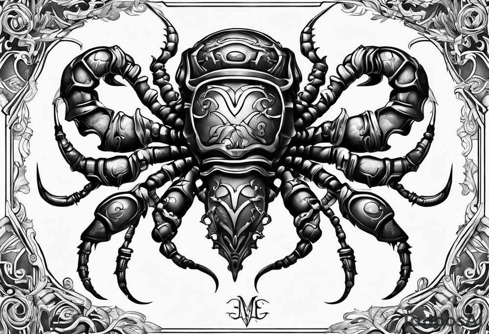 scorpio tattoo idea