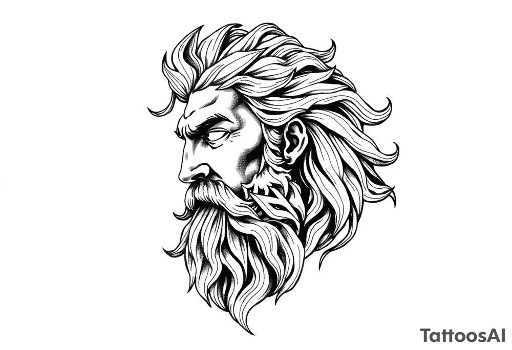 GREEK GOD tattoo idea