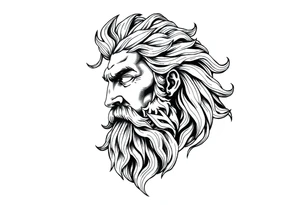 GREEK GOD tattoo idea