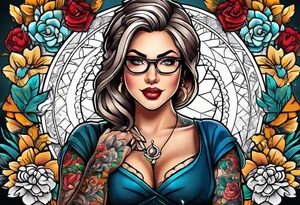 teacher with tattoos tattoo idea