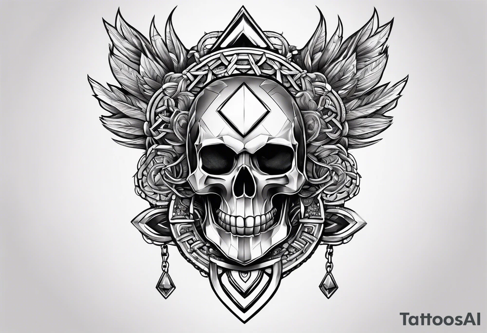 sproket with chain tattoo idea