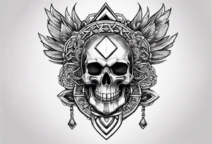 sproket with chain tattoo idea