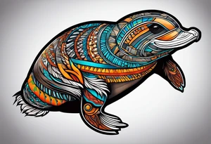 Platypus tattoo idea