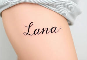 Lana tattoo idea
