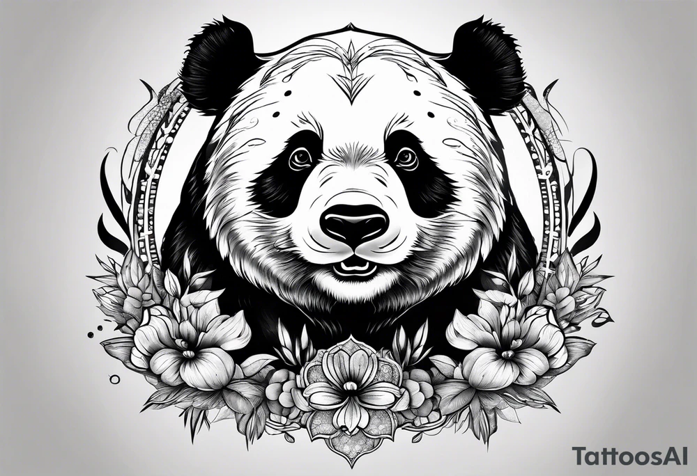 panda tattoo idea