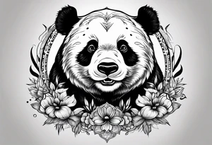 panda tattoo idea