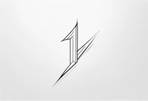 Picture of the letter I to represent oneself tattoo idea